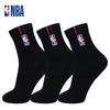 Мужские сетчатые дышащие носки NBA для бега и баскетбола, средней длины