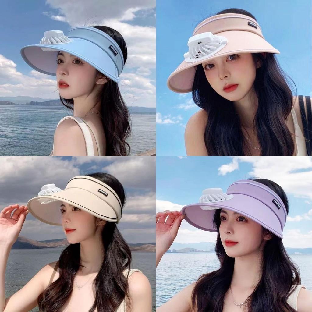 Fan Usb Charging Hat Sun Protection Cap Breathable Lightweight Outdoor Portable