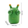 Halloween Fidget Toy Green Worm Squeeze Toy Eyeball Popping Toy Eye Poppers Squeeze Worm Pinch Toy
