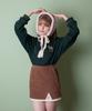 Dear Fear Slow Corduroy Skirt Brown