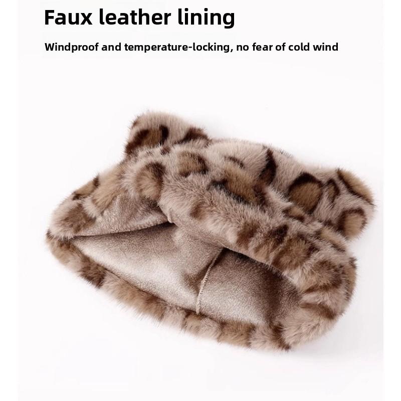 Autumn Winter Basin Hat Cat Ear Mongolian Hat Retro Fisherman Hat Ear Protection Hat