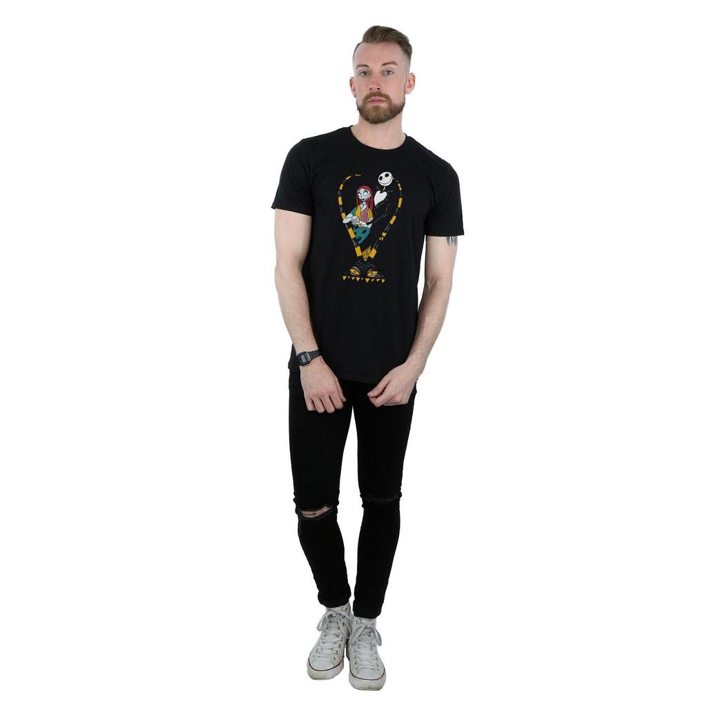 Disney Mens Nightmare Before Christmas Jack And Sally Love T-Shirt