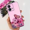 For Motorola Moto G84 5G Case 2023 New Stylish Butterfly Cat Slim Black Silicone Soft TPU Phone Cover For Moto G84 5G G 84 Coque