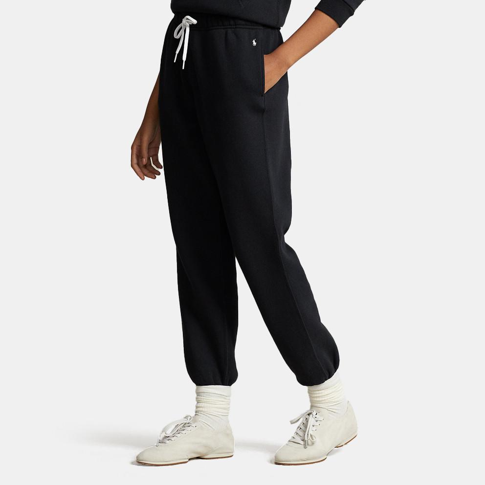 Polo Ralph Lauren Ss23 однотонные вышитые логотипы на резинке на талии, повседневные спортивные брюки женские, черные 211891560-003