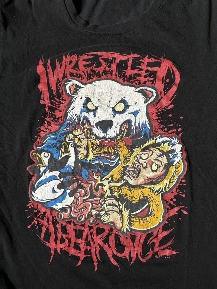 Vintage Iwrestledabear<wbr/>once Band Music Black S to 5XL Unisex Shirt SN308 Unisex T-Shirt