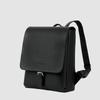 Lotuff Simple Leather Backpack Lo-7473 Bk Black