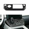 For Land Rover Defender 90 110 130 2026+ Real Carbon Fiber Car Console AC Gear Shift Panel Cover Trim Car Interior Accessories