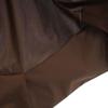 FOXEY NEW YORK made in Japan Mini length Pleated skirt 38 Brown Back zip Women Used