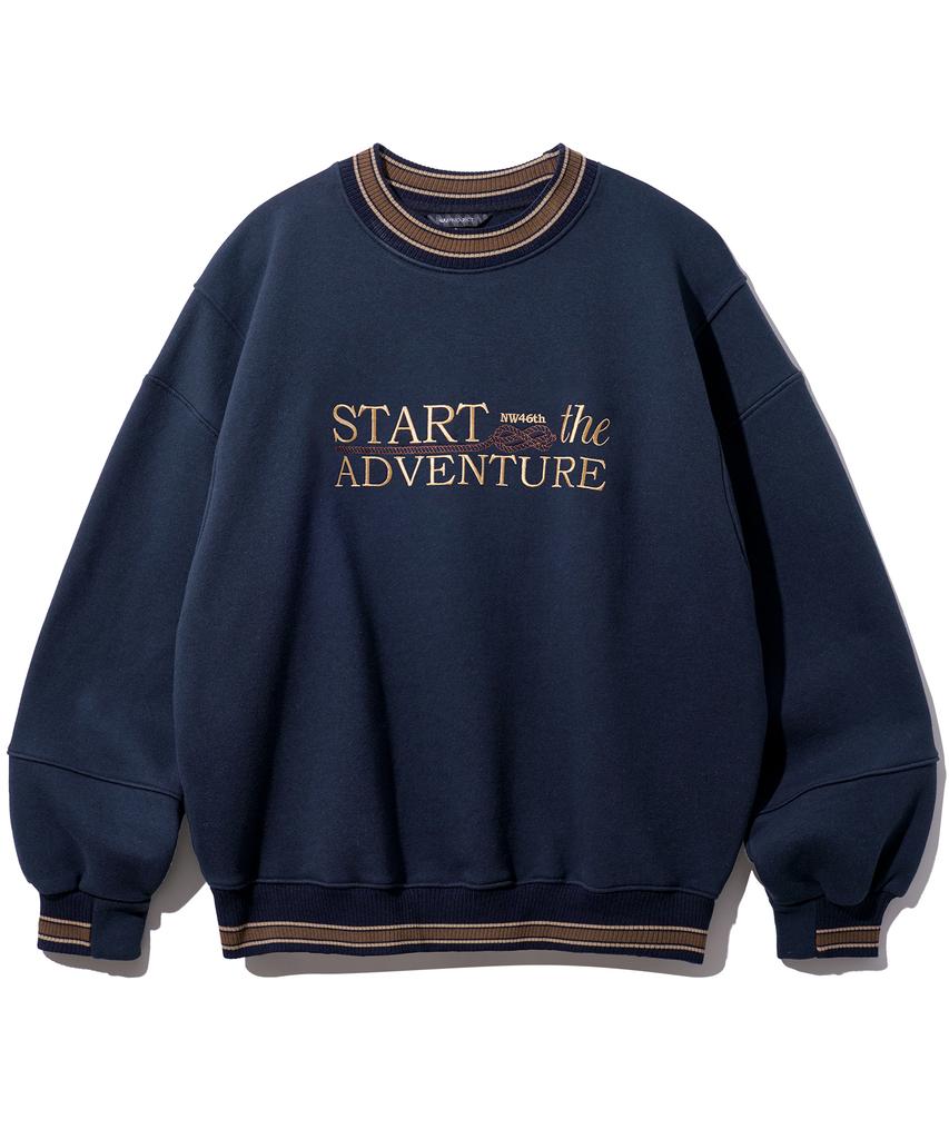 WV PROJECT Ropes Sweatshirt Navy Jimt7649