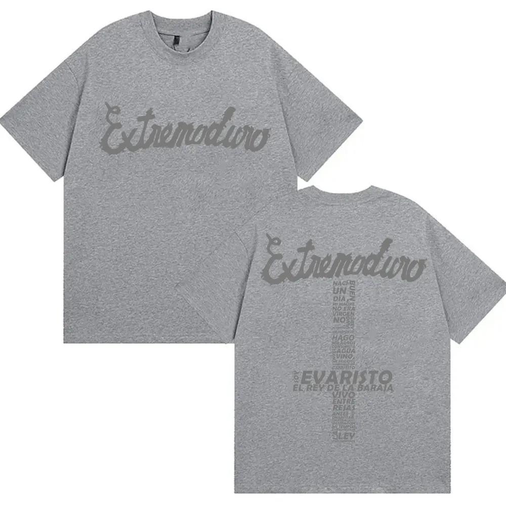 Rock Extremoduro Band Lettering Print Men's and Women's T-shirts, Hip Hop Harajuku's Summer OversizedBest Selling Oversized Soft