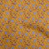 oneOone Cotton Poplin Blue Fabric Paisley Sewing Material Print Fabric By The Yard 42 Inch
