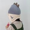Knitted Ear Protection Cap Cartoon Dinosaurs Earflap Hats Fashion Children's Hats  Autumn Winter