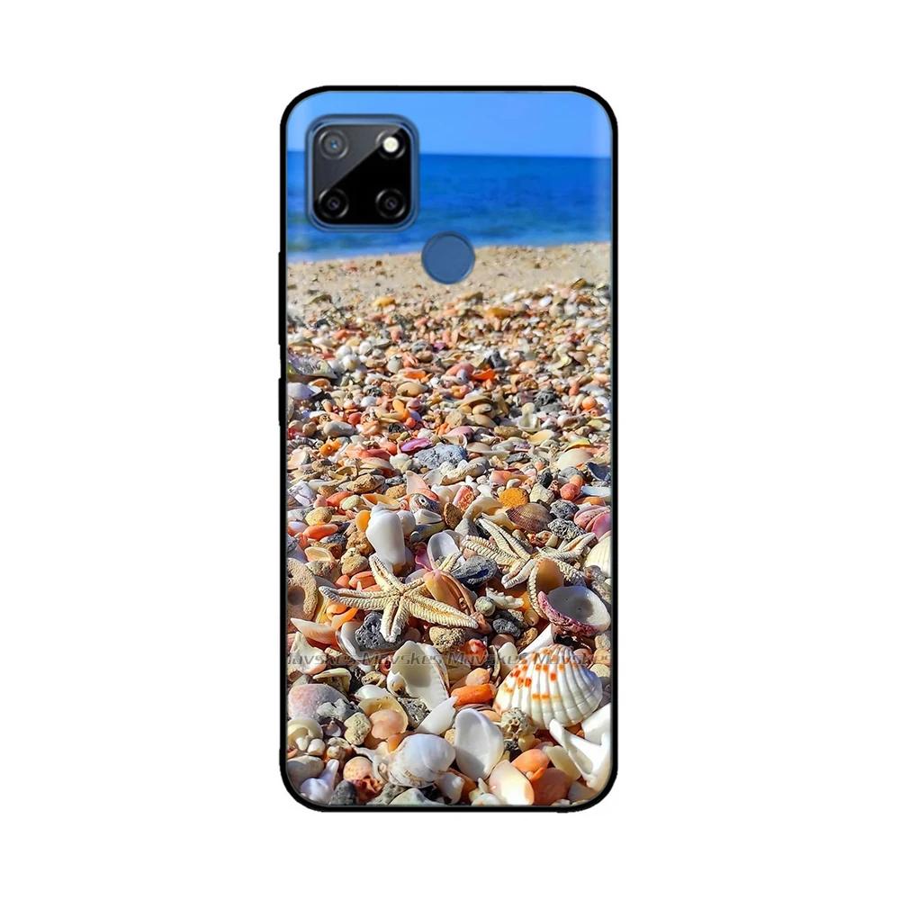 Чехол для Realme C12 C25 C25s Realme 7i Global Чехол Милый Мягкий Силикон ТПУ Задняя Крышка Realme7i RMX2193 Защитный Чехол Fundas