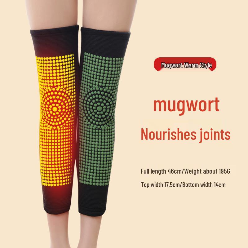 Полынь согревающая наколенник: Тепло для холодных ног и облегчение боли в суставах, унисекс, длинный рукав для осени и зимы