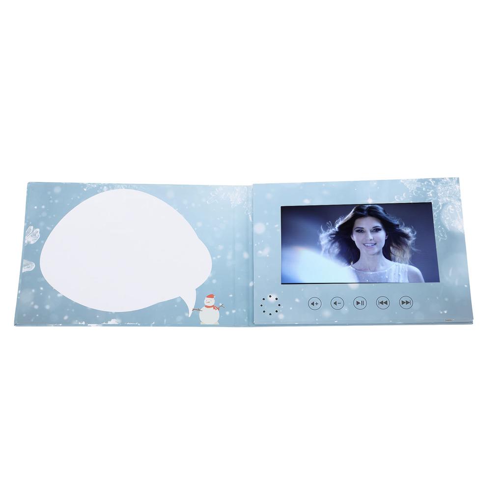 Video Greeting Card 7 Inch Rechargeable Digital HD Video Brochure with 2GB Memory for Mother s Day Father s Day Christmas Anniversary