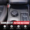 Черное Алюминиевое Кольцо-Накладка на Ручки Режимов Движения для Ford Ranger -2024