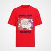 T-Shirt Bio Baumwolle Merry Xmas Weihnachte Lustig Chrismas Dont Stop Beliving