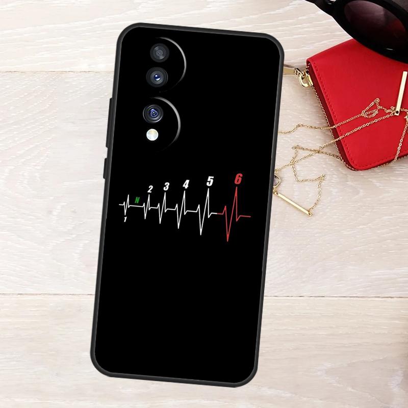 Чехол 'Сердцебиение Мотоцикла' Для Honor 200 400 Pro 50 70 90 Lite X9a X9b X9c X9d X8a X8b X8c Magic 5 6 7 8 Pro Чехол