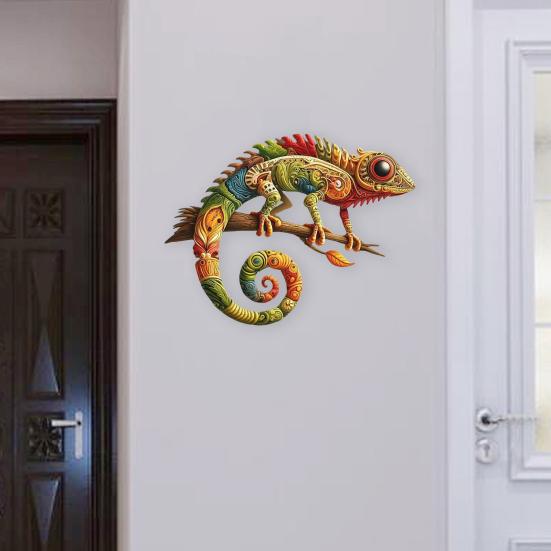 Украшение для стены в виде ящерицы-геккона, ручная работа, водонепроницаемый, устойчивый к ультрафиолетовому излучению, декор в виде ящерицы для внутреннего и наружного использования