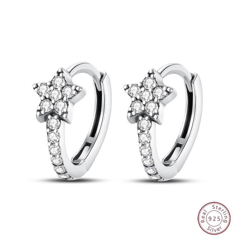 Серьги-кольца из серебра 925 пробы, минималистичные, золотые, круглые, модные, с застежкой-пряжкой с цирконием, свадебные украшения, подарок для женщин