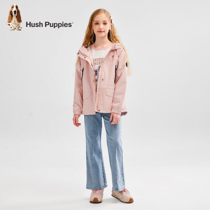 Детская ветровка с капюшоном Hush Puppies для девочек