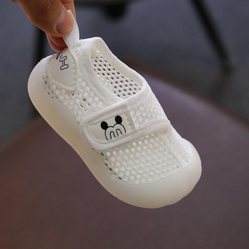 Tênis Baby Shoes Boys/Girls Toddler Shoes 2024 Summer New Boy Breathable Mesh Sports Shoes Girls Soft Sole Mesh Shoes Kids Shoes
