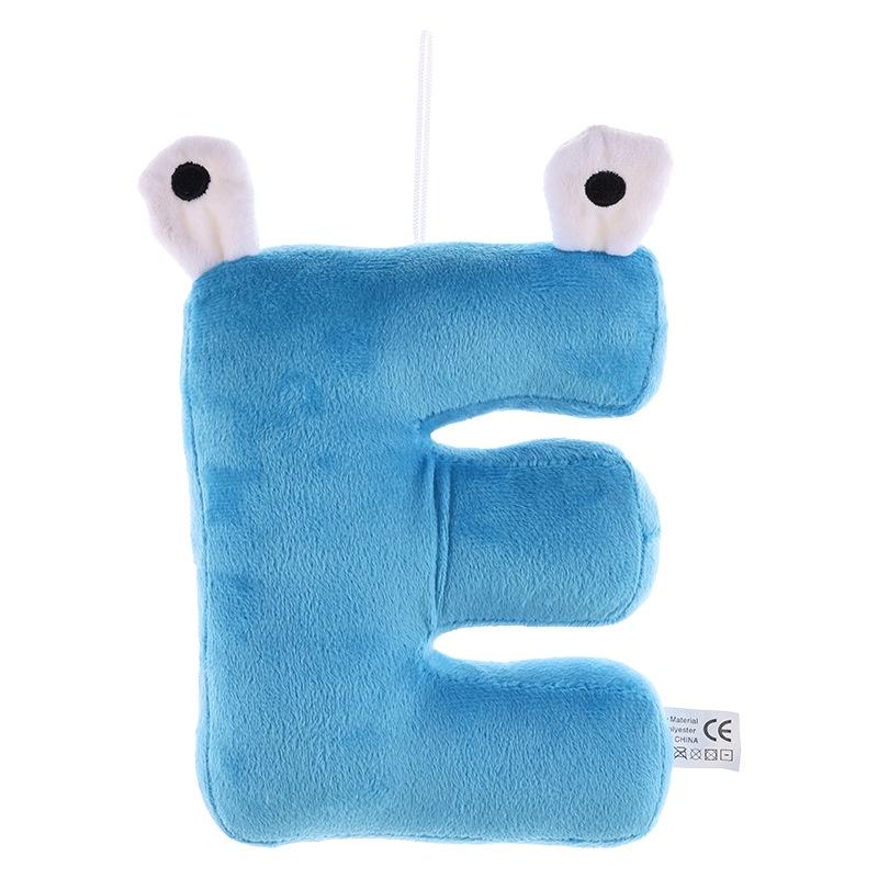 Плюшевая игрушка-подушка в виде русской буквы из Alphabet Lore для детей, мягкая и приятная на ощупь кукла-мягкая игрушка