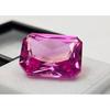 Beautiful Natural Pink Sapphire 17+ Ct Emerald Cut Certified Loose Gemstone