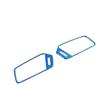 Fit For Honda Accord 2018- Blue Titanium Console L&R Air Outlet Vent Trim