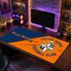 Luton Town Custom Large Mouse Pad, Personalized Name Text Print, Football Logo Non‑Slip Desk Mat Gaming Gift