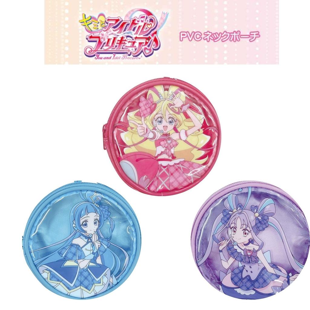 Uniq Kimi to Idol Precure ПВХ шейный кошелек Cure Idol Размер H2 Прибл.. W12.5 D12.5 PC-0002PK