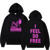 Madonna CONFESSIONS II Album Tour 2026 Print Hoodie Men Women Fashion Hooded Sweatshirts Winter Loose Casual Oversized Pullover