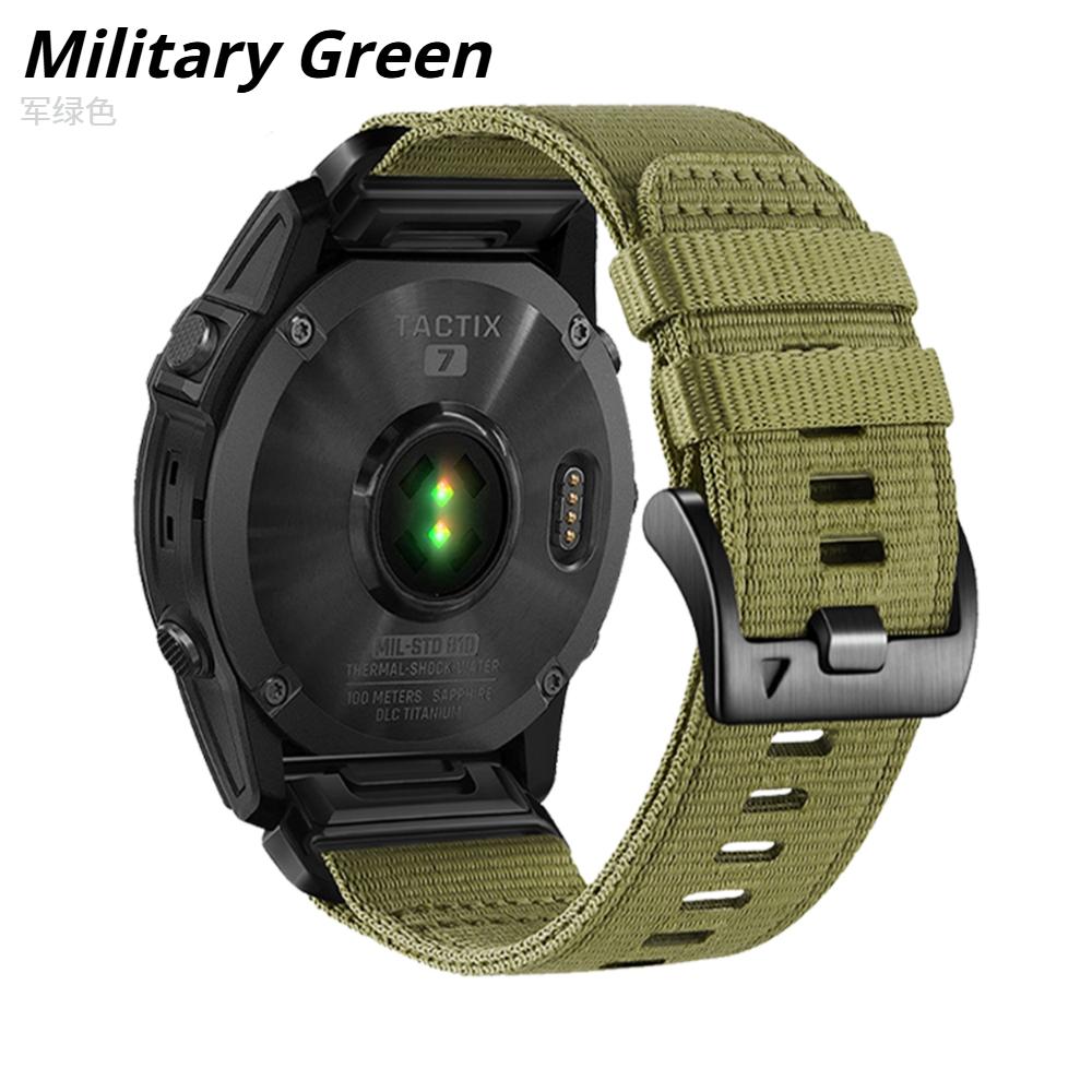 22 мм 26 мм Быстросъемный нейлоновый ремешок для часов Garmin Fenix 8 E 5 5X 6 6X Pro 7X Epix Pro/Forerunner 970 965/Descent G2/Enduro 3 Запасной ремешок для запястья