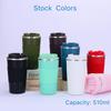 Third-Generation Stainless Steel Coffee Cup Double-Layer Vacuum Color Spray American Coke Cup Creative Travel Cup