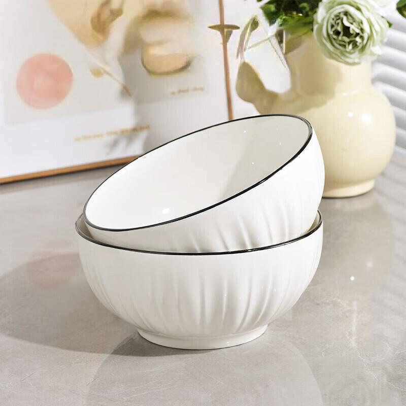 Набор керамической посуды ZISIZ с тиснением