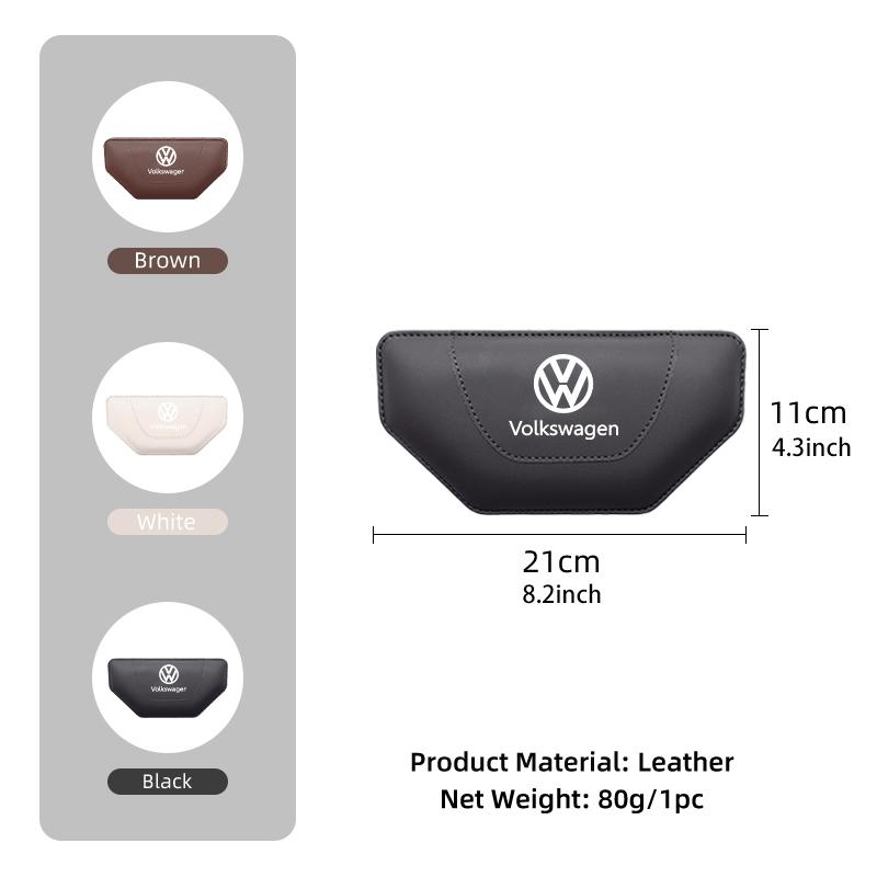For Volkswagen VW Car Trapeze Leather Knee Pad Leg Pain Relief Anti Fatigue Cushion Golf 4 5 6 7 Polo Jetta Sagitar Magotan zj1