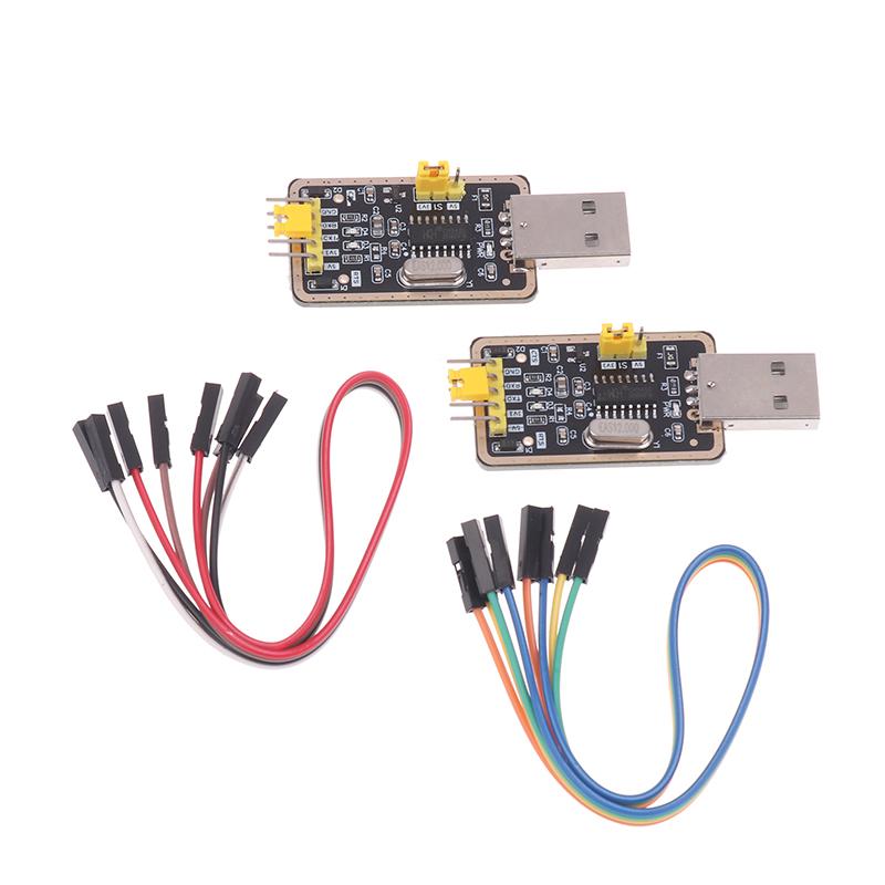 Модули последовательного порта CH340G USB-преобразователь в TTL Модуль UART CH340 3,3 В 5 В Девятиконтактная плата для DIY-набора Arduino