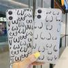 INS Funny Boobs Art Sketch Protection Soft Phone Case For iPhones 15 14 12 Mini 11 13 Pro Xs Max X XR 7 8 Plus SE Silicone Cover