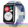Нейлоновый плетеный ремешок для часов Huawei Watch Fit3, эластичная петля для Huawei Watch Fit 3, регулируемый ремешок