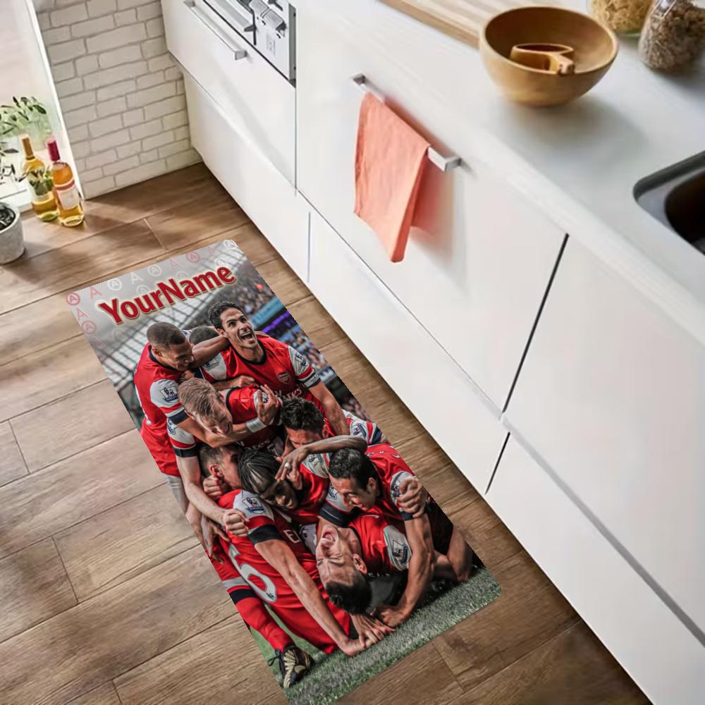 Arsenal Customize Your Name Kitchen Rug Runner Rug Laundry Mat Hallway Entryway The Best Gift Choice