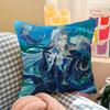 Genshin Impact game Cushion Cover Pillow Cover Decor Pillowcase Printed Cushion Case for Couch