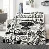 Name Custom Band Green Day Print Flannel Blanket High Quality Warm Comfortable Cover for All Seasons Perfect for Gifts Home Decor