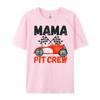 Mama Pit Crew Race Car Birthday Party Racing Parents Cool Big And Tall T Shirts Funny Shirt Printed On