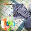 5PCS Sweater Knitting Tools Plastic Pin Buckle Color Knitting Needle Tip Stoppers
