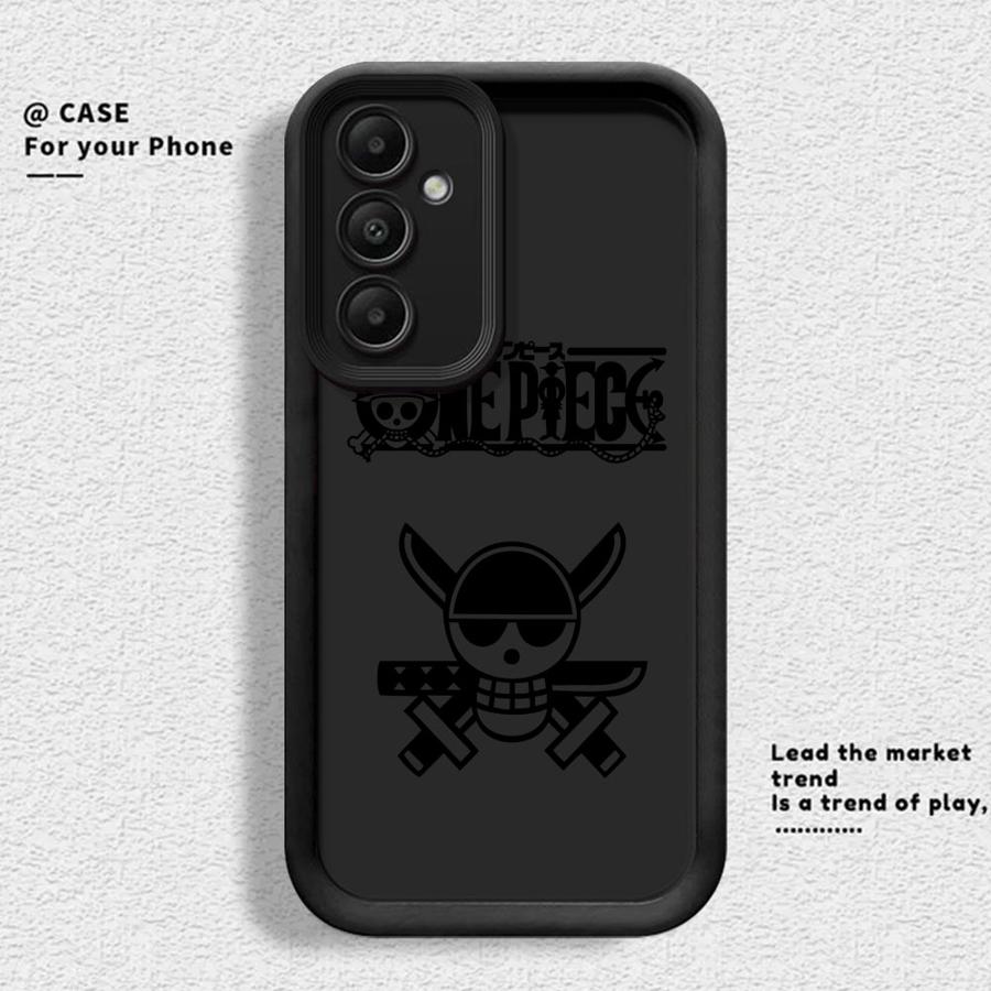 Чехол с логотипом аниме One Piece для Samsung Galaxy A23 A26 A32 A71 A72 A53 A54 A12 A13 A51 A73 A56 A35 A36 A34 A15 A16 Чехол для телефона