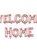 Воздушные шары с надписью «Добро пожаловать домой» Декор для вечеринки по случаю семейного воссоединения Самонадувающийся воздушный шар