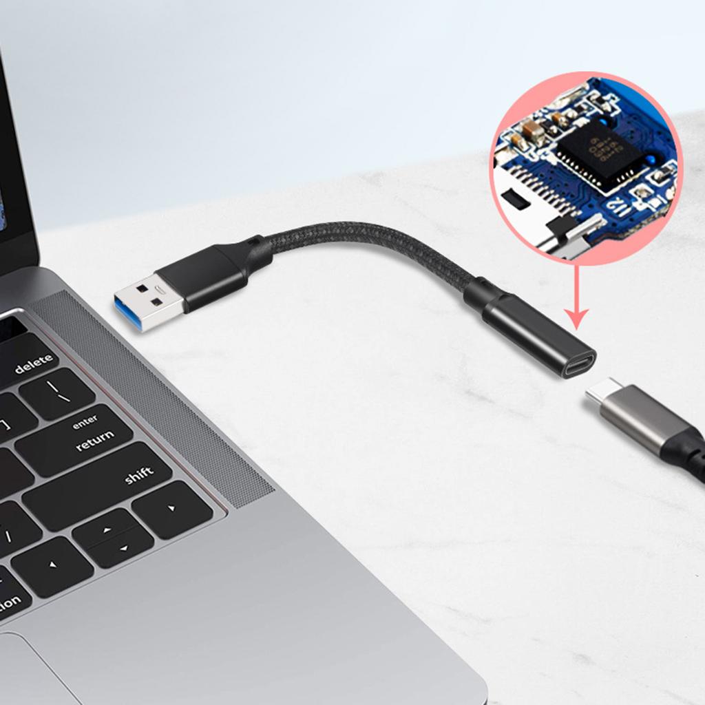 Кабель-адаптер TypeC на USB3.2 TypeC гнездо на USB линия для зарядки телефона компьютера гарнитуры Carplays линия передачи данных