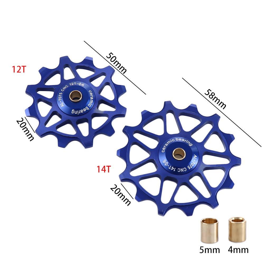Bike Rear Derailleur Pulley Road  Bike Bearing Ceramic Pulley Rear Derailleur MTB Ceramic Bearing