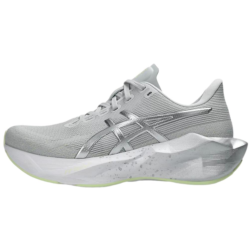 ASICS NOVABLAST 6 Running Shoes Women's Platinum/Neon Green