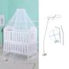 Baby Bed Mosquito Net Full Cover Type Bracket Baby Anti-mosquito Cover Children Bed Netting Curtain Support Foldable Crib Tent